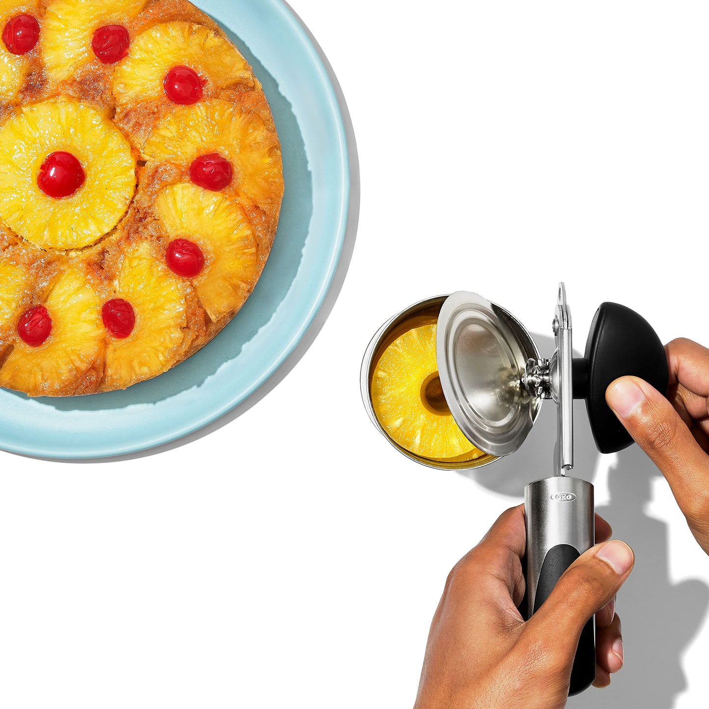 OXO Good Grips Soft Handled Tin Opener, Black/Silver