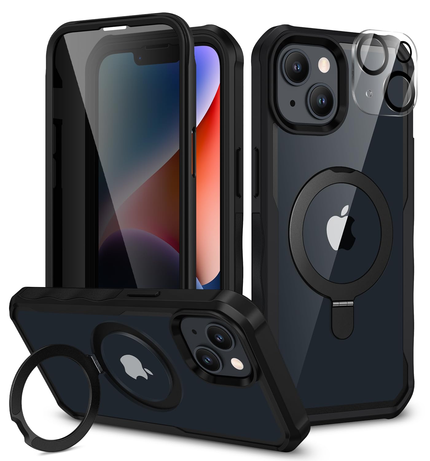 CENHUFO Compatible with iPhone 15 Pro Case Built