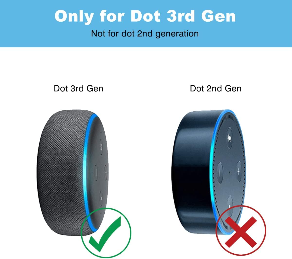 Cozycase Socket Mount for Echo Dot