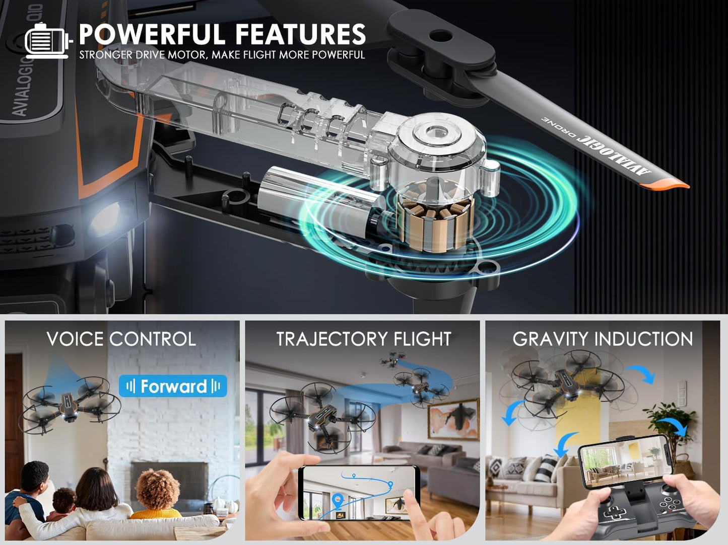 Mini Drone with Camera for Kids and Adults, 1080 HD FPV Foldable Quadcopter Q10