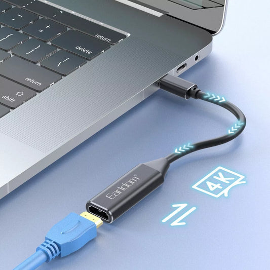 Earldom W11 Type-C To HDMI Adapter (4K Resolution) - MK Mobile | Plug & Play HD