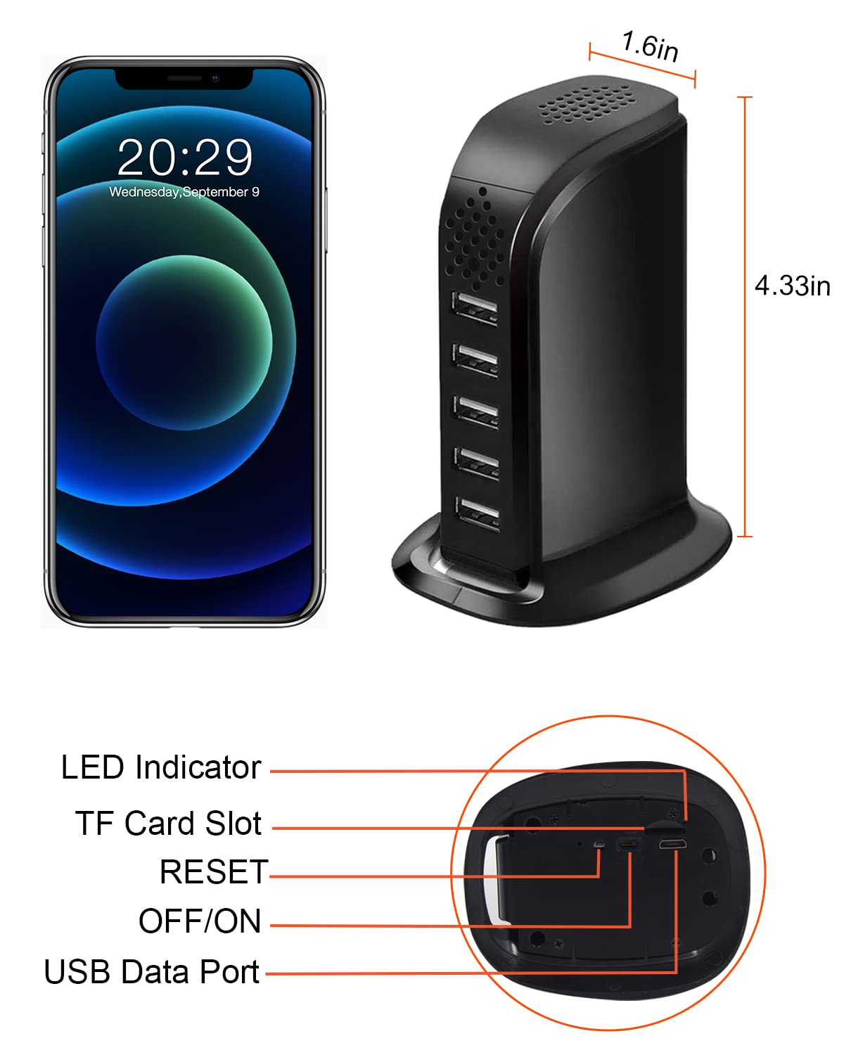 KAGMY Hidden Spy Camera