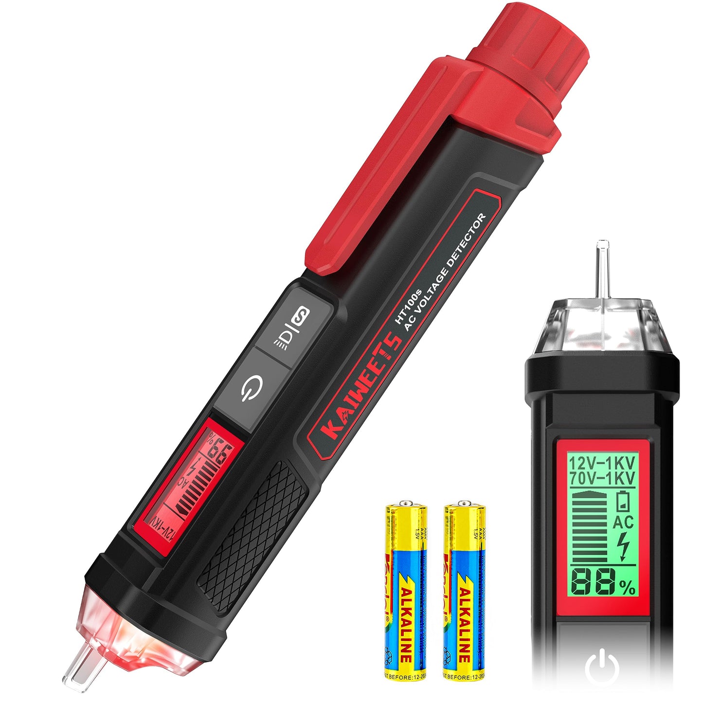 KAIWEETS Voltage Tester, Non Contact Voltage Detector Pen