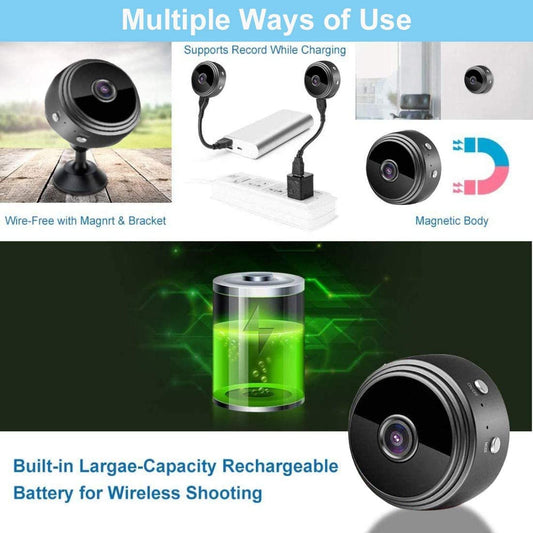 KXYINOS WiFi Camera 1080P HD Nanny Camera with Night Vision