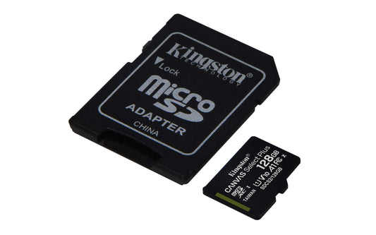 Kingston Canvas Select Plus microSD Card SDCS2/128 GB Class 10