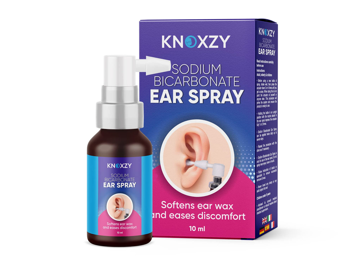Knoxzy Sodium Bicarbonate Ear Spay