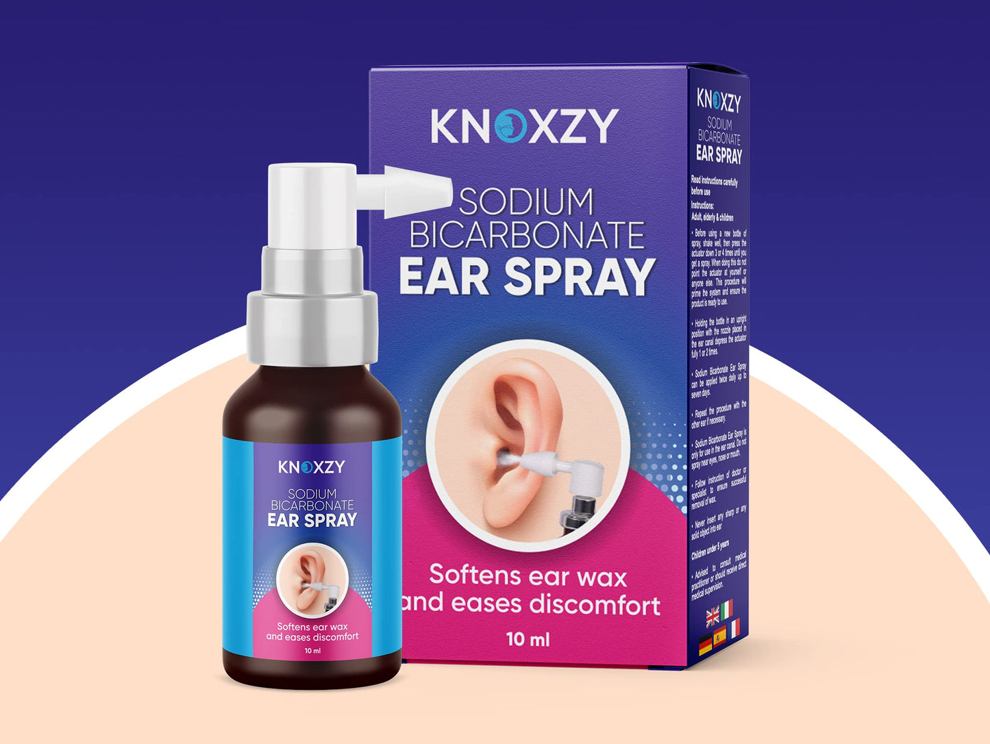 Knoxzy Sodium Bicarbonate Ear Spay