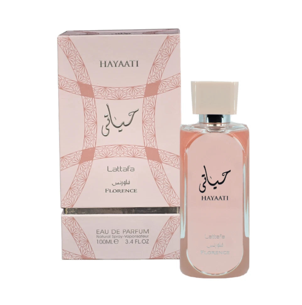 Lattafa Hayaati Florence Eau de Parfum for Women – Long-Lasting Perfume, 100ml