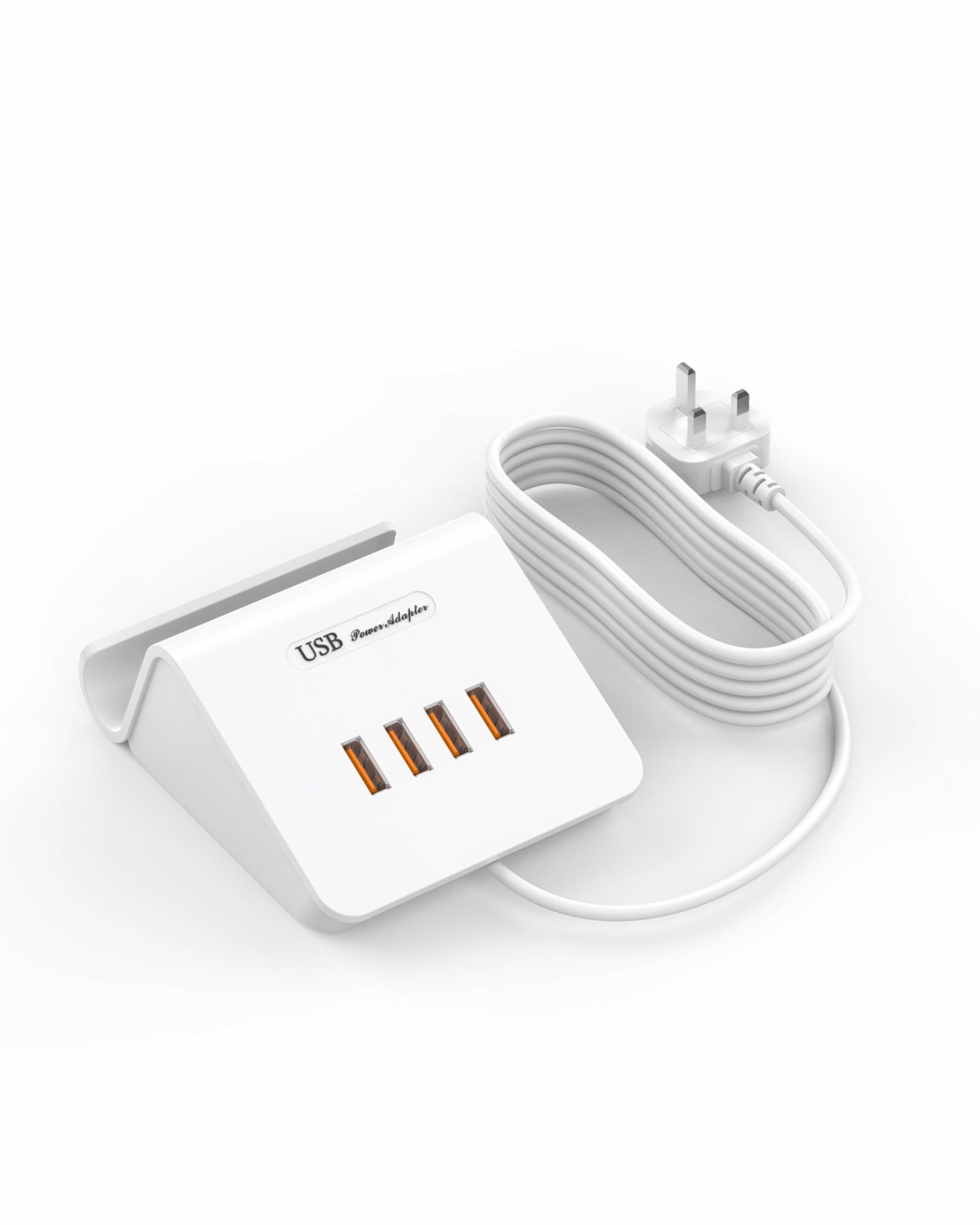 Qurzou USB Charging Station 25W USB Fast Charger Plug,Multi USB Wall Charger for iPhone 15/14/13/12,Samsung Galaxy S23/S22/S21,Android etc