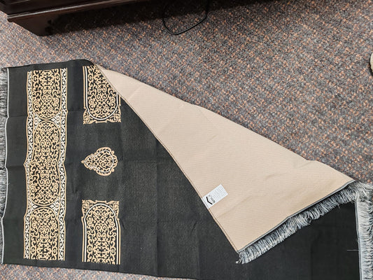 Muslim Prayer Rug with Prayer Beads, Travel Prayer Mat, Islamic Gift Set