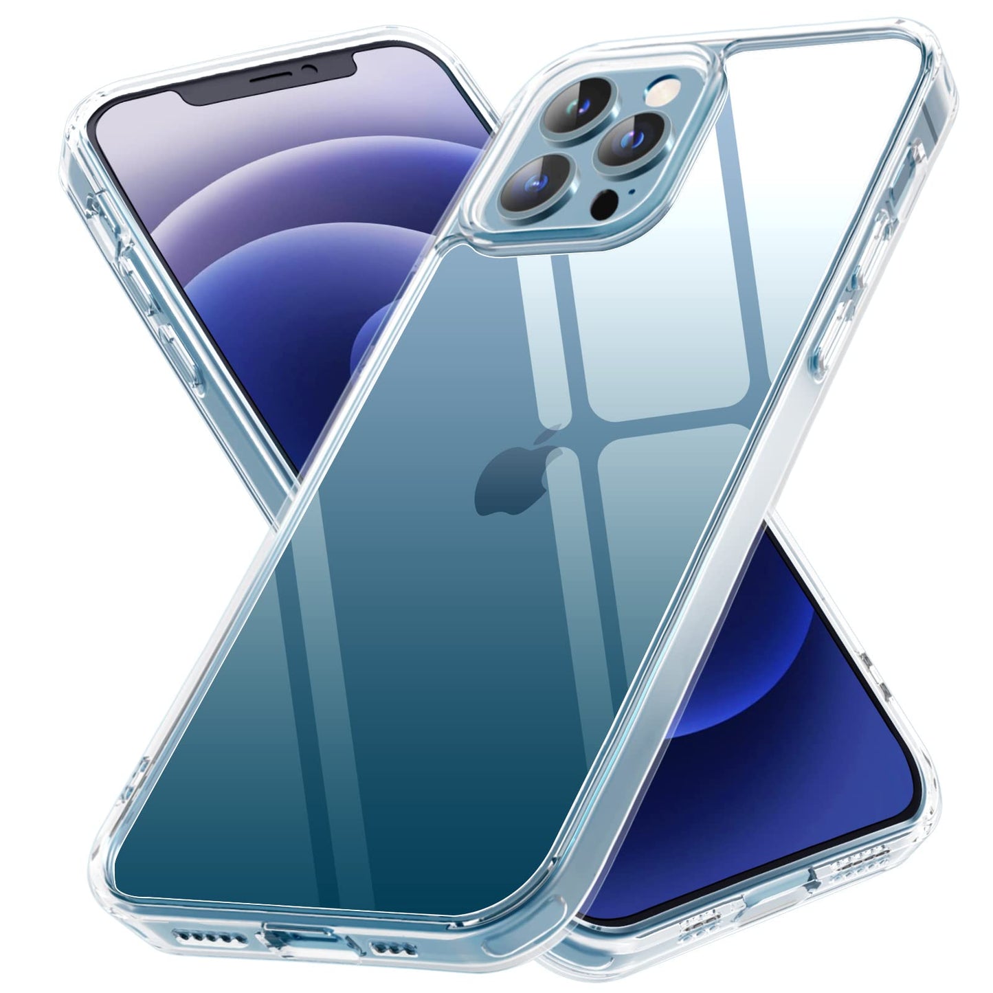 Vimiki Clear Designed for iPhone 15 Pro Max Case,Protective Bumper Hard PC Phone Cases, Thin Slim Fit Cover, Clear