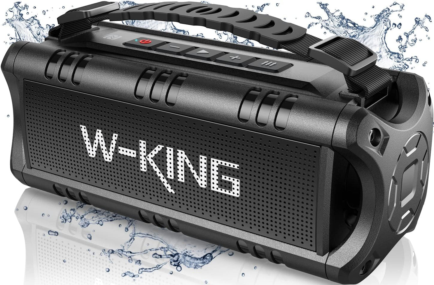 WKING Bluetooth Speaker, 30W Portable Wireless Loud Speakers Waterproof Outdoor Speaker with Punchy Bass,USB Playback -Powerful Speaker for Home, Party, Camping