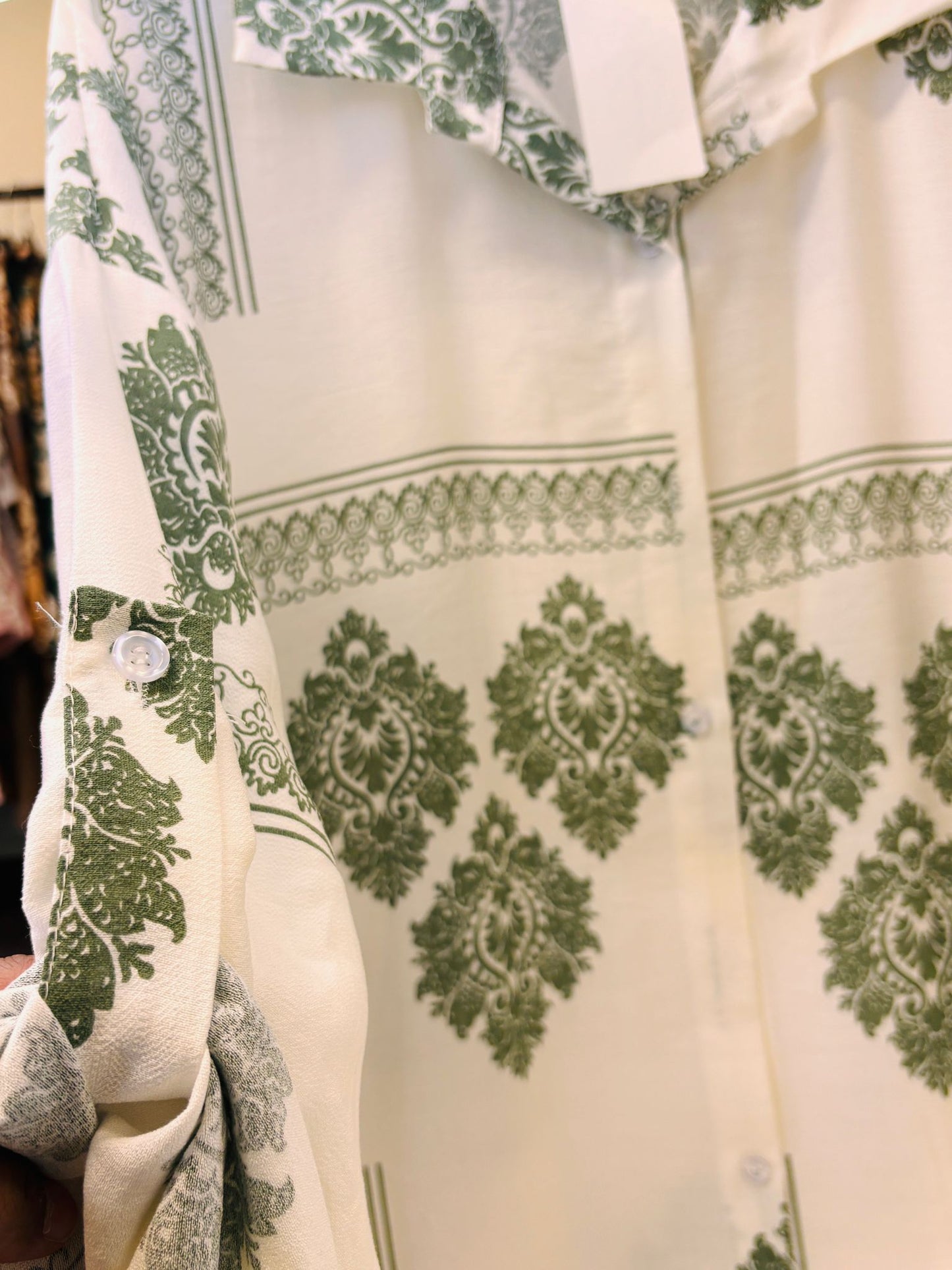White Long Shirt with Button Long Sleeve with Tie New Fashion Style
