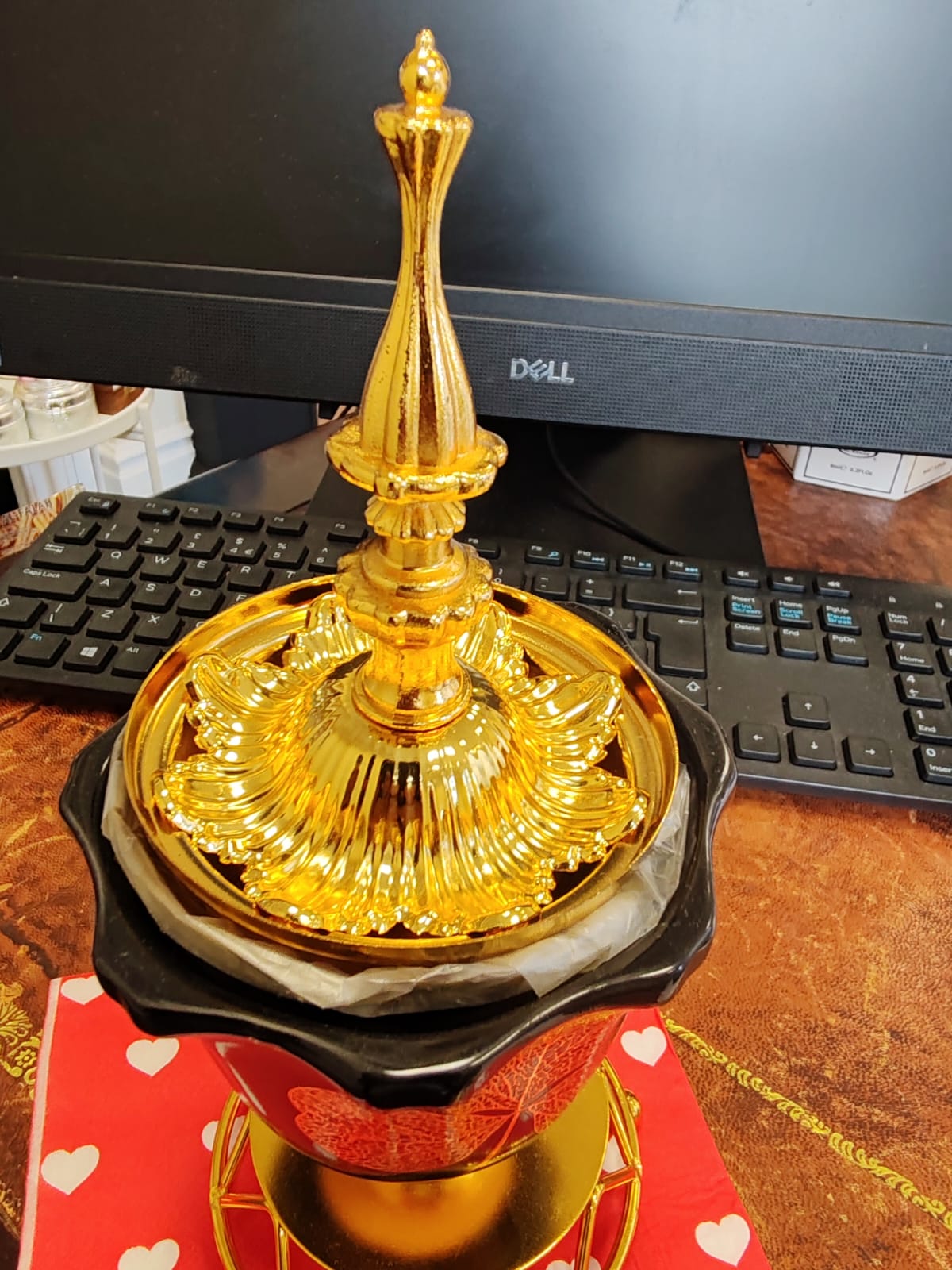 Bukhoor Burner + 2 Free Bukhoor Incense (Shams Al Emarat 40g & Dirham Gold 40g)