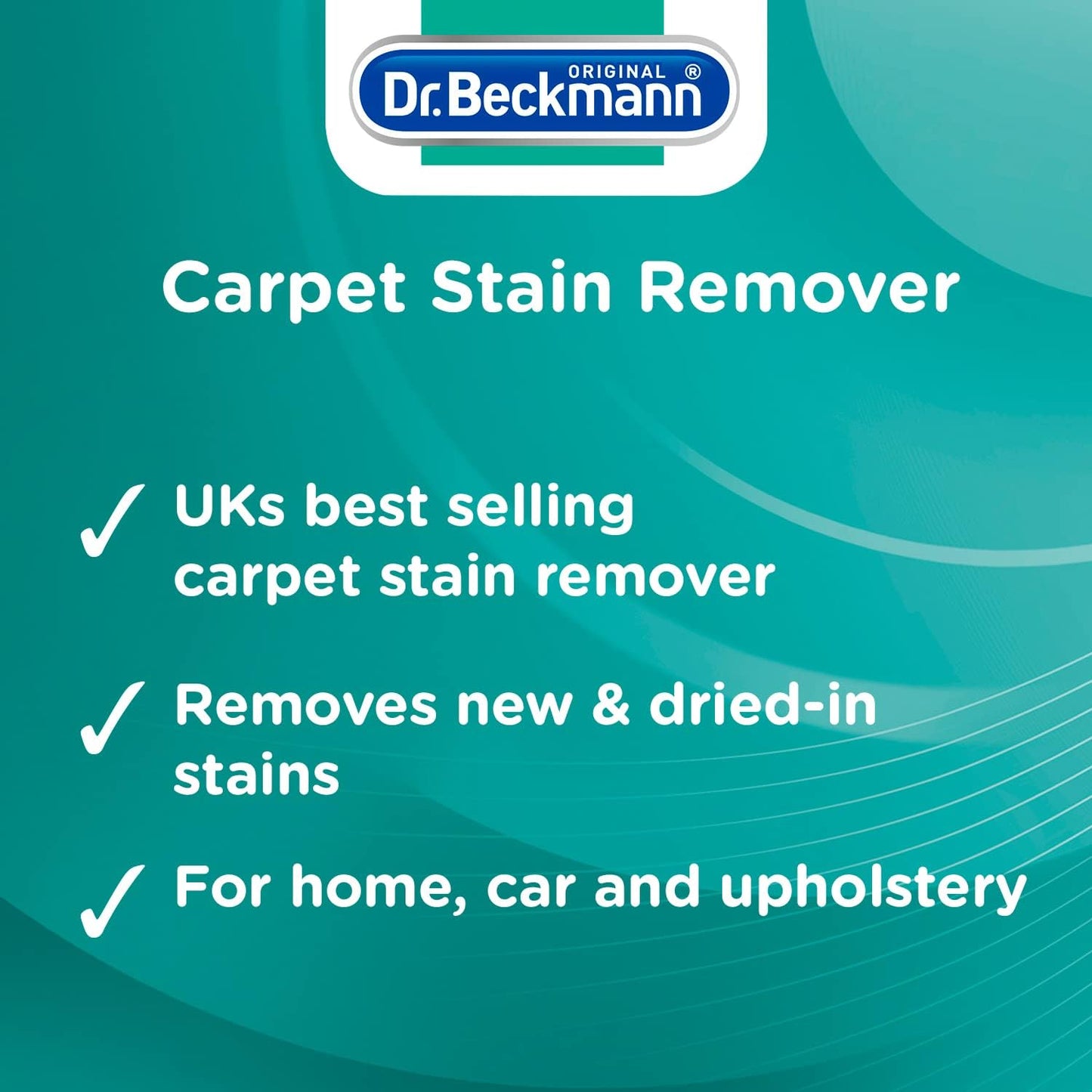 Dr. Beckmann Carpet Stain Remover | Removes New and Dried-in Stains | Includes Applicator Brush, 650 ml
