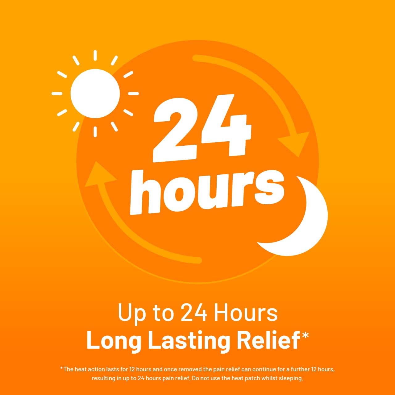 Pain relief Cure-Heat Back and Shoulder Pain heat patche 7 patches up to 24h