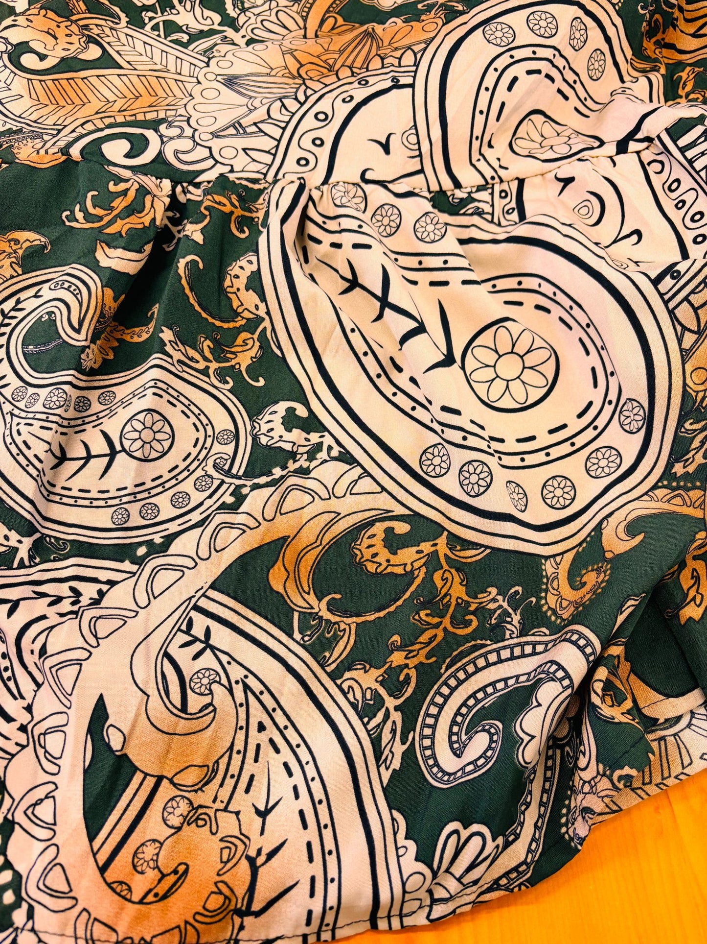 Summer Print Long Sleeve & Long Dress with New Fashion Style