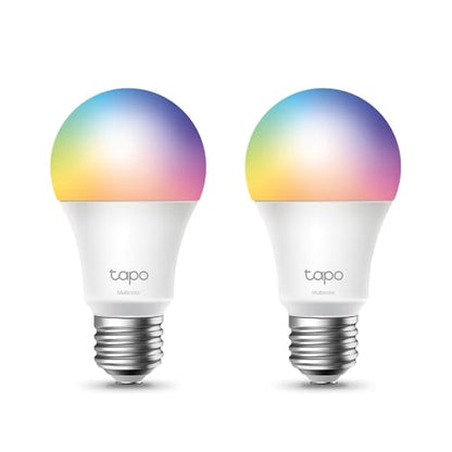 Tapo Smart Bulb, Smart WiFi LED Light, B22, 8.3W, Works with Amazon Alexa(Echo and Echo Dot) and Google Home, Colour-Changeable, No Hub Required (Tapo L530B) [Energy Class F], Multicolor