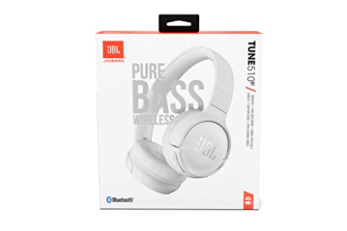 JBL Tune510BT - Wireless on-ear headphones featuring Bluetooth 5.0, up to 40 hours battery life and speed charge, in black