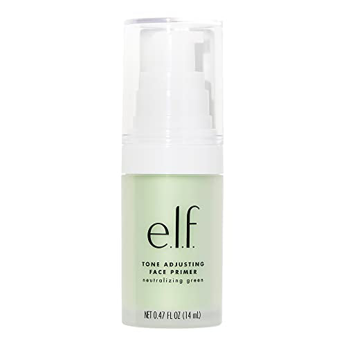 e.l.f., Hydrating Face Primer, Lightweight, Long Lasting, Creamy, Hydrates, Smooths, Fills in Pores and Fine Lines, Natural Matte Finish, Infused with Vitamin E, 0.47 Oz