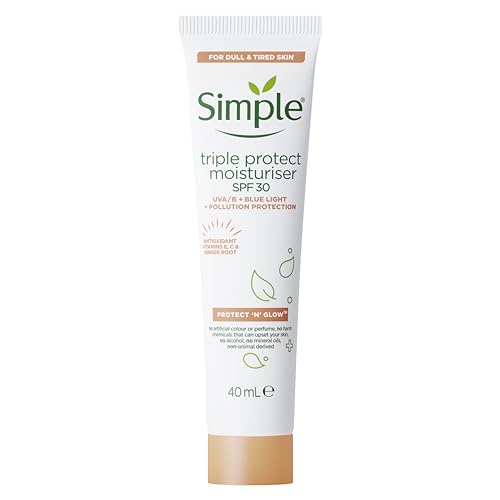 Simple Protect 'N' Glow Rest and Reset 72h Hydrating Gel cruelty-free, vegan moisturiser to enhance glowing skin 50 ml