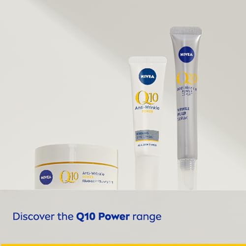 NIVEA Q10 Anti-Wrinkle Power Expert Wrinkle Filler Serum (15ml), Face Serum with Pure Coenzyme Q10 and Bioxifill Peptides Reduces Fine Lines and Wrinkles in 5 Minutes