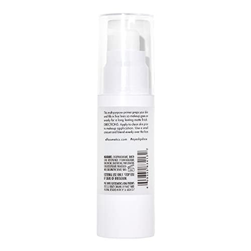 e.l.f., Hydrating Face Primer, Lightweight, Long Lasting, Creamy, Hydrates, Smooths, Fills in Pores and Fine Lines, Natural Matte Finish, Infused with Vitamin E, 0.47 Oz