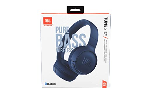 JBL Tune510BT - Wireless on-ear headphones featuring Bluetooth 5.0, up to 40 hours battery life and speed charge, in black