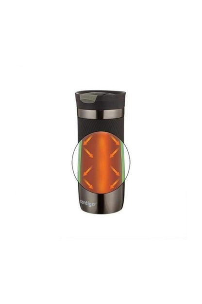 Contigo Byron Snapseal Travel Mug | Stainless Steel Thermal Mug | Vacuum Flask | Leakproof Tumbler | Coffee to Go Mug with BPA Free Easy-Clean Lid