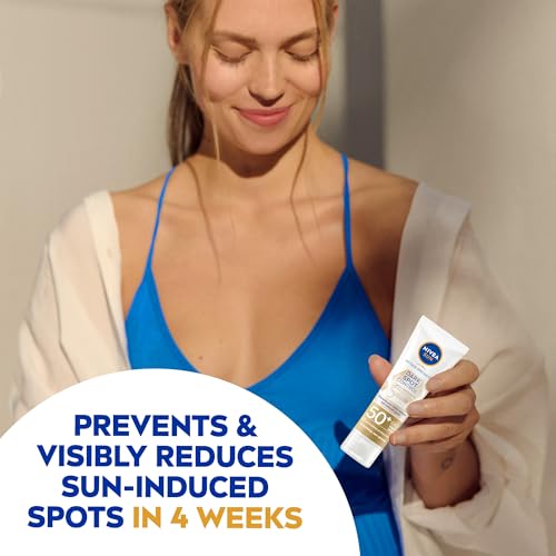 NIVEA Sun UV Face Shine Control SPF 50 Cream (50ml), Sun Cream Protects Against UVA/UVB Rays and Premature Skin Ageing, Sunscreen for Delicate Facial Skin