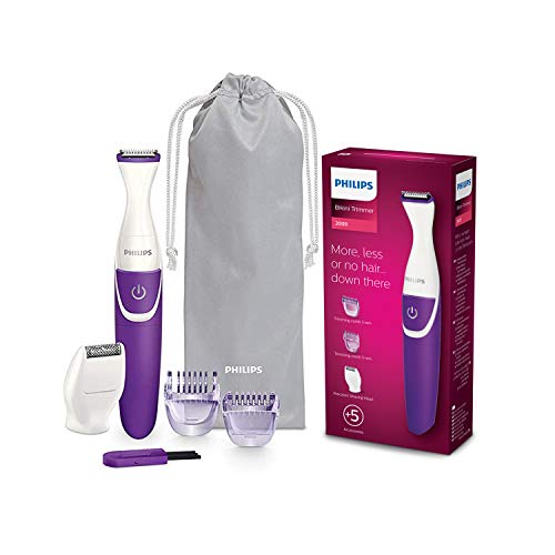 Philips BRT383/15 BikiniGenie Trimmer, Purple