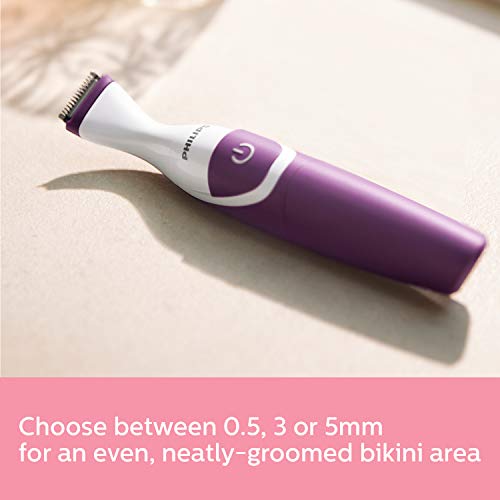 Philips BRT383/15 BikiniGenie Trimmer, Purple