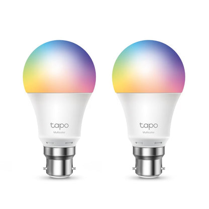 Tapo Smart Bulb, Smart WiFi LED Light, B22, 8.3W, Works with Amazon Alexa(Echo and Echo Dot) and Google Home, Colour-Changeable, No Hub Required (Tapo L530B) [Energy Class F], Multicolor