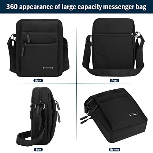 Messenger Bag Shoulder Bag Crossbody Bags Men's Small Side Bag Casual Handbag Waterproof Anti Theft Lightweight and Multiple Pockets for Men Women Outdoor Daily Use