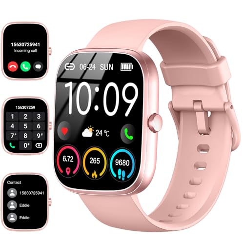 Smart Watch for Men Women Answer/Make Calls, 1.91" Fitness Watch with Heart Rate Sleep Monitor, Step Counter Fitness Tracker, 110+ Sports Activity Trackers IP68 Waterproof Smartwatches for Android IOS