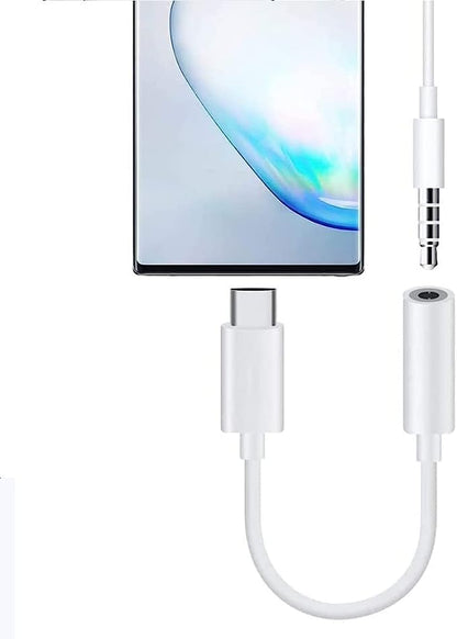 USB C Type C to 3.5mm Headphone Earphone Jack Adapter Audio Adaptor For Samsung Galaxy ,Ultra Note,Huawei, Google Pixel