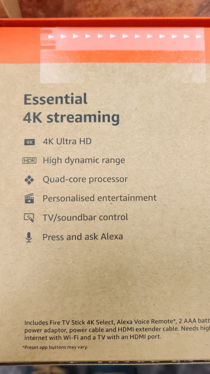 Amazon Fire TV Stick 4K Select (newest gen), start streaming in 4K