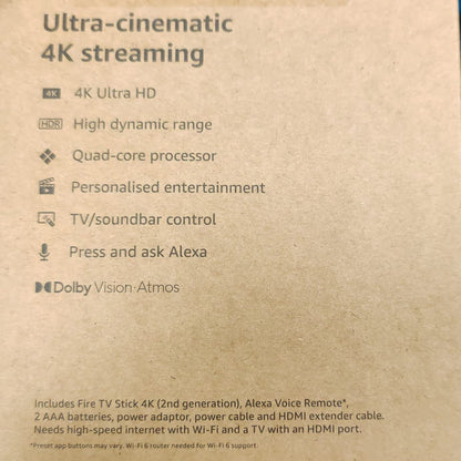 Amazon Fire TV Stick 4K with Alexa and TV Guide with Live TV