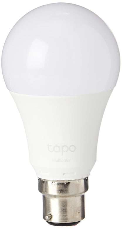 Tapo Smart Bulb, Smart WiFi LED Light, B22, 8.3W, Works with Amazon Alexa(Echo and Echo Dot) and Google Home, Colour-Changeable, No Hub Required (Tapo L530B) [Energy Class F], Multicolor
