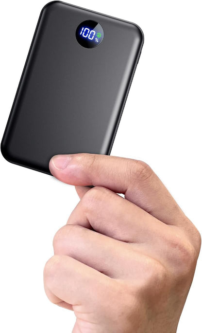 LKOUY 22.5W Super Fast Charging Power Bank – Ultra Slim, Lightweight, Triple Ports USB