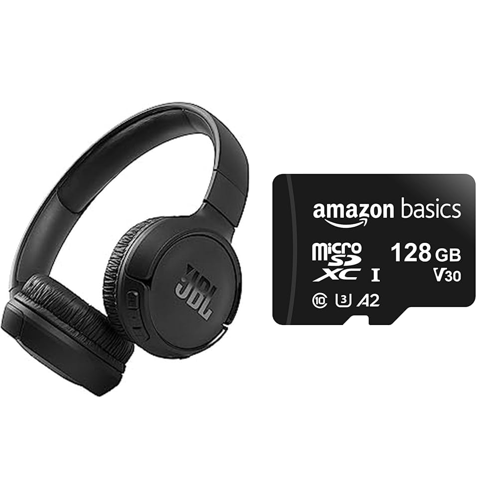 JBL Tune510BT - Wireless on-ear headphones featuring Bluetooth 5.0, up to 40 hours battery life and speed charge, in black