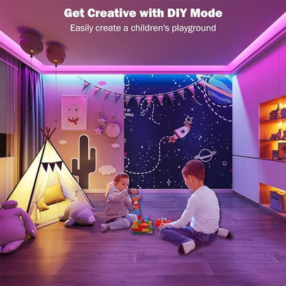 Keepsmile 30M LED Strip Lights – RGB Color Changing Bluetooth LED Light Strips with App & Remote Control, Music Sync, for Bedroom, Party, Home Decor
