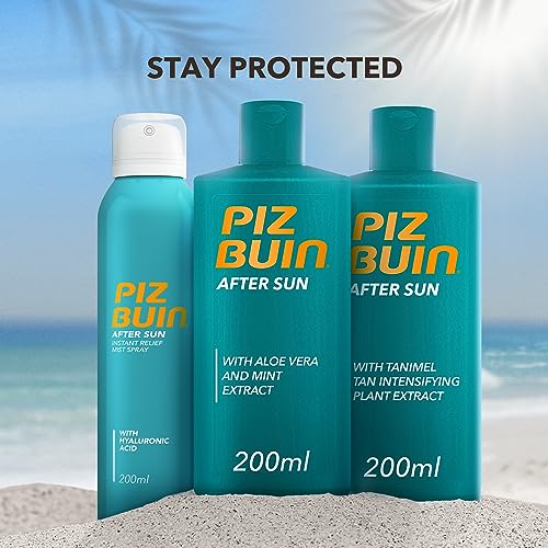 Piz Buin After Sun Tan Intensifying Moisturising Lotion | With Shea Butter and Vitamin E | 200 ml (Pack of 1)