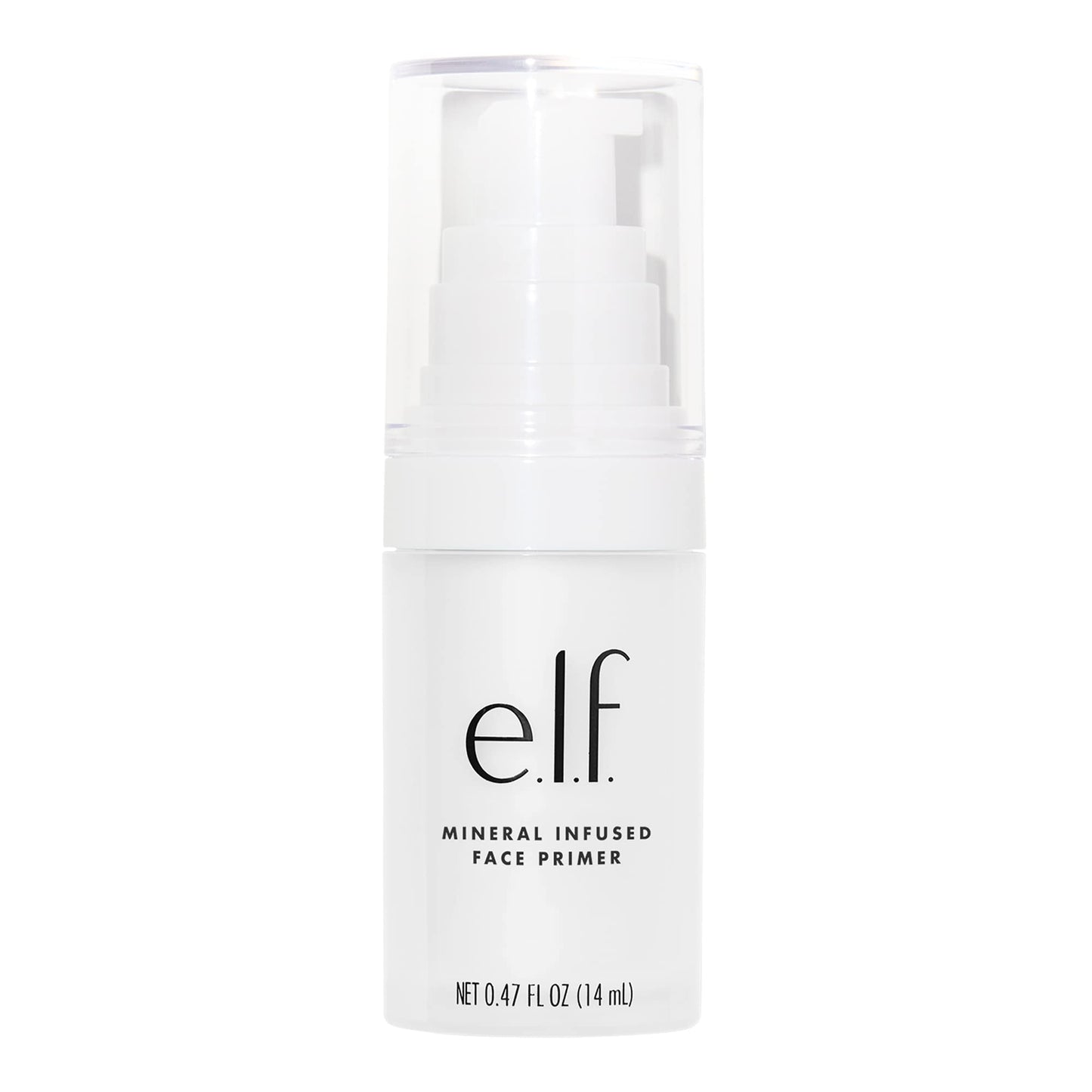 e.l.f., Hydrating Face Primer, Lightweight, Long Lasting, Creamy, Hydrates, Smooths, Fills in Pores and Fine Lines, Natural Matte Finish, Infused with Vitamin E, 0.47 Oz