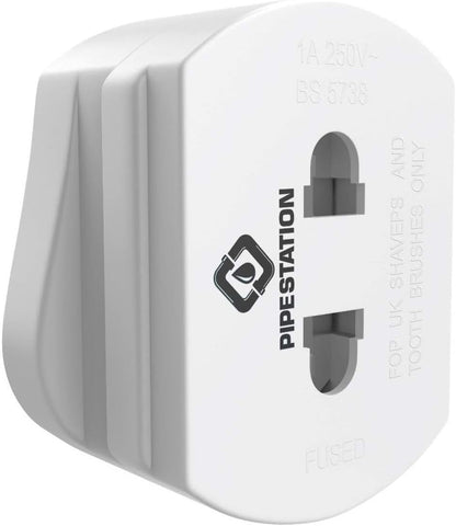 Toothbrush Adapter Plug UK European to UK plug Adaptor UK to European Plug Adapter Toothbrush Adapter Plug European To UK Plug Adaptor Shaver Plug Adaptor UK Toothbrush Charger