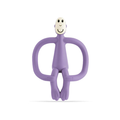 Matchstick Monkey, Original Teether & Gel Applicator, Antimicrobial Silicone Teething Toys for Baby, Easy to Grip, BPA Free, 3 Months Old+, 10.5 cm, Green Monkey