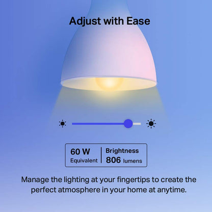 Tapo Smart Bulb, Smart WiFi LED Light, B22, 8.3W, Works with Amazon Alexa(Echo and Echo Dot) and Google Home, Colour-Changeable, No Hub Required (Tapo L530B) [Energy Class F], Multicolor