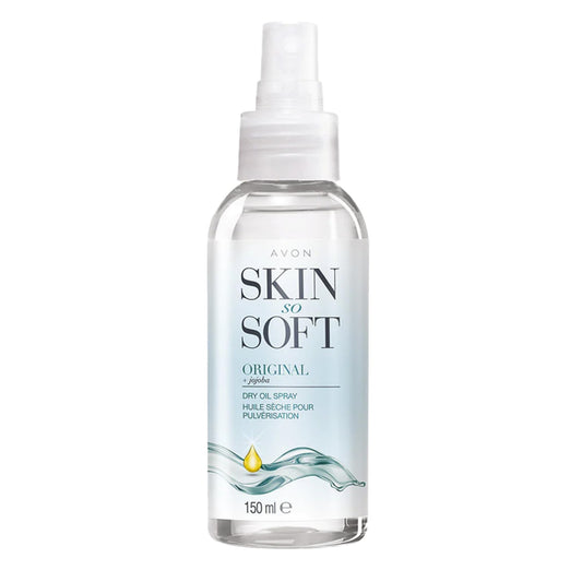 Avon Skin So Soft Dry Oil Spray 150ml | Locks in Moisture | Formulated with Jojoba Oil and Vitamin E | Quick Dry Formula | Cruelty Free