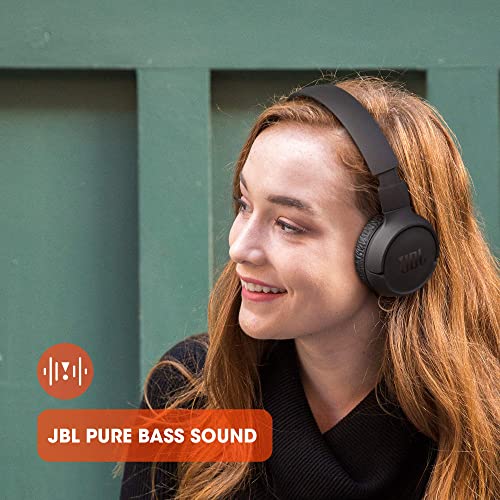 JBL Tune510BT - Wireless on-ear headphones featuring Bluetooth 5.0, up to 40 hours battery life and speed charge, in black