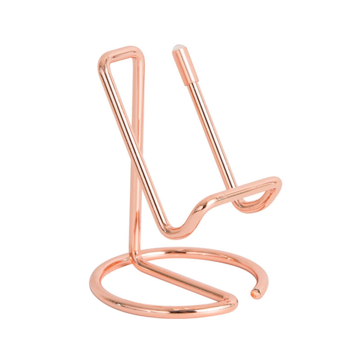 SEIWEI Gold Metal Cell Phone Stand Vertical Business Card Display Holder Desktop Holder Stand for Office, Home, Exhibition, Meeting